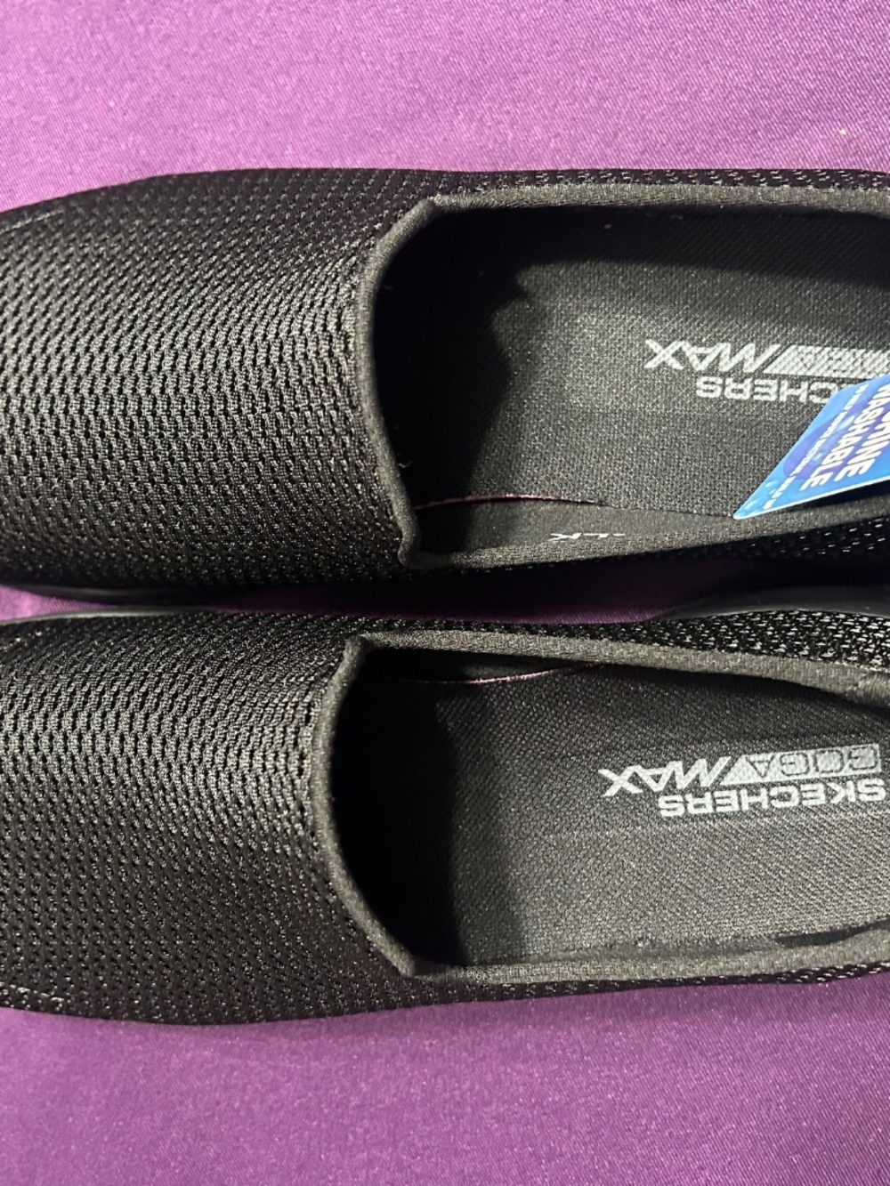 New Sketchers slip-on black woman's  sneakers  size 10